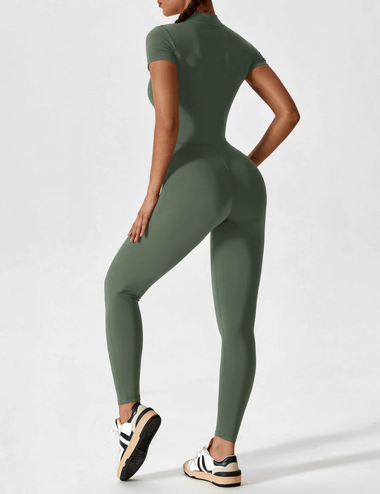 Lina | Naadloze Full-Zip Bodysuit | Stijlvol & Functioneel