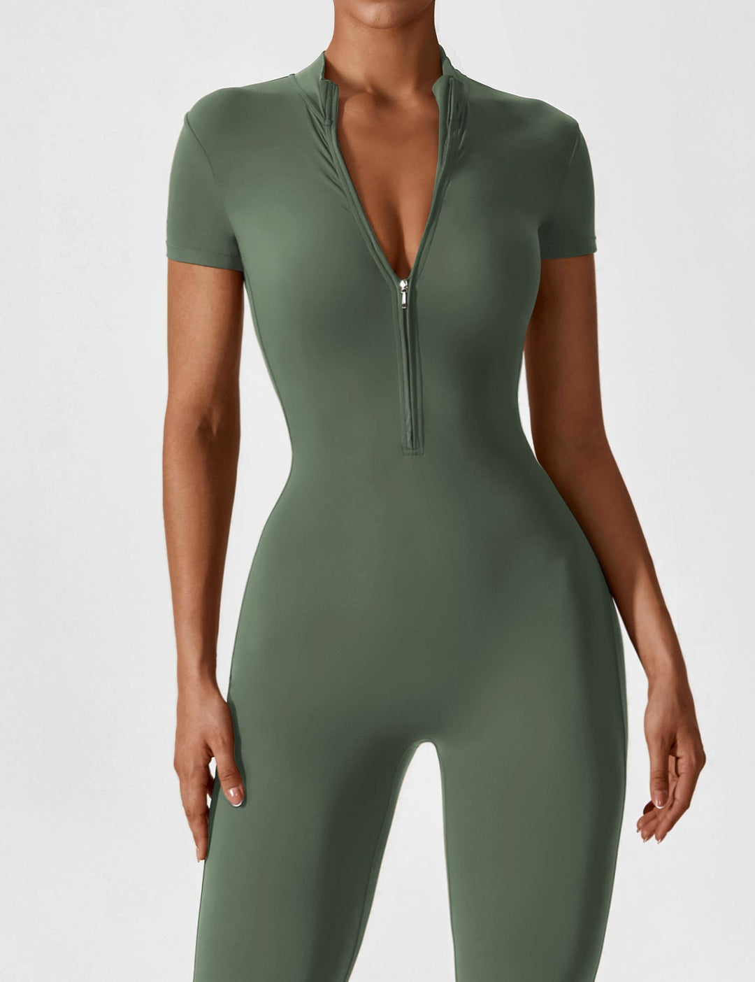 Lina | Naadloze Full-Zip Bodysuit | Stijlvol & Functioneel