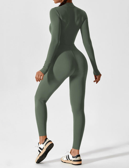 Lina | Naadloze Full-Zip Bodysuit | Stijlvol & Functioneel