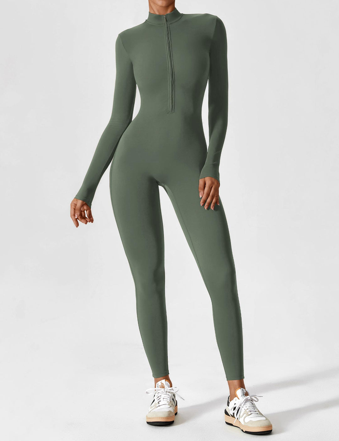 Lina | Naadloze Full-Zip Bodysuit | Stijlvol & Functioneel