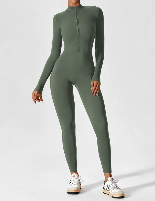 Lina | Naadloze Full-Zip Bodysuit | Stijlvol & Functioneel