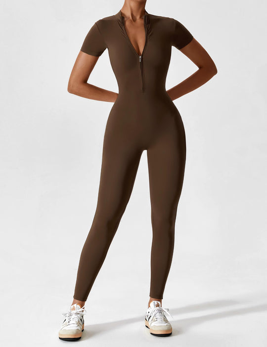 Lina | Naadloze Full-Zip Bodysuit | Stijlvol & Functioneel