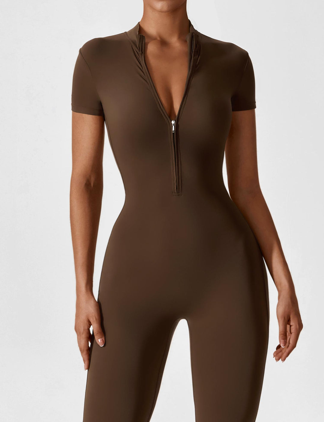 Lina | Naadloze Full-Zip Bodysuit | Stijlvol & Functioneel